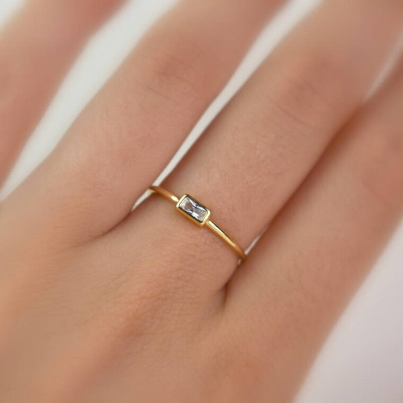 S925 Sterling Silver Simple Elegant High-grade Ring For Women